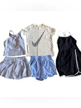 Nike Tee/All in Motion Girls Youth L (10/12) Athletic Lot/Set